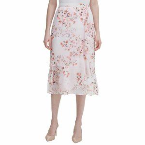 Calvin Klein Floral Print Skirt